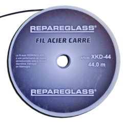 FIL ACIER 44ml corde à piano VKD-44A SECTION CARRE Ø 0.7mm